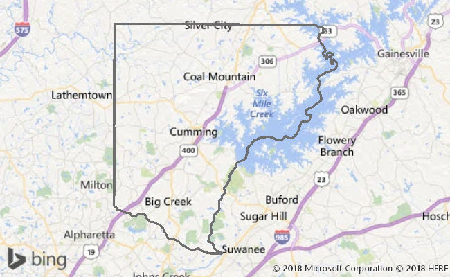 Forsyth County Ga Zip Code Map Forsyth County Ga Property Data - Real Estate Comps, Statistics & Reports