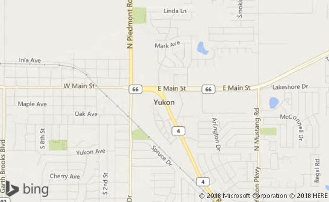 yukon ok street map