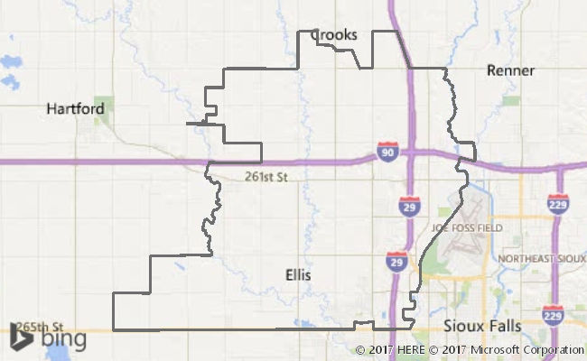 Sioux Falls Zip Codes Map Maping Resources