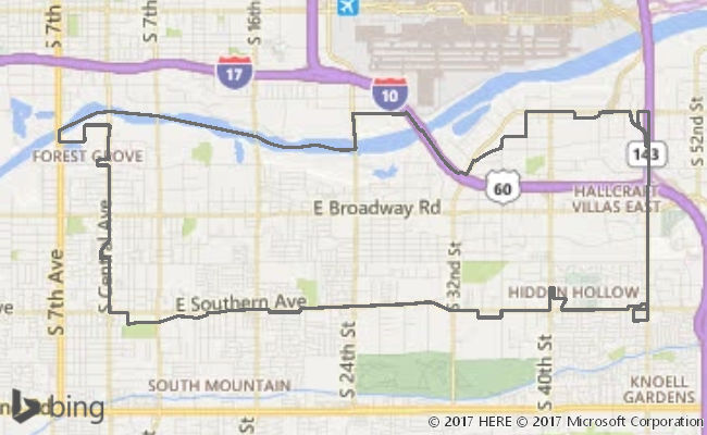 85040 Zip Code Map Zip Code 85040 Property Data, Reports And Statistics