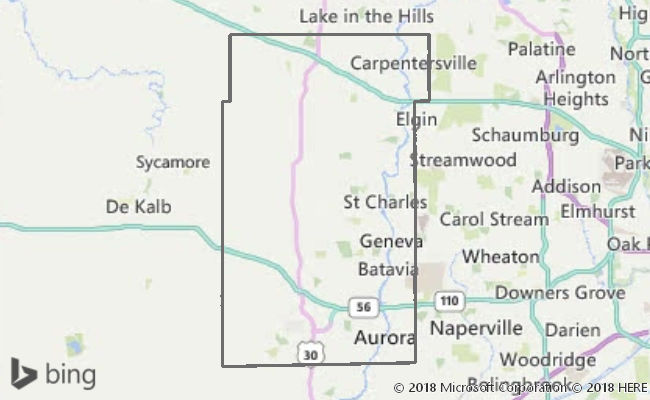 Map Of Kane County Il - Maping Resources