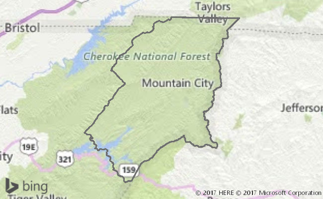 Johnson County Tennessee Map Johnson County Tn Property Data - Real Estate Comps, Statistics & Reports