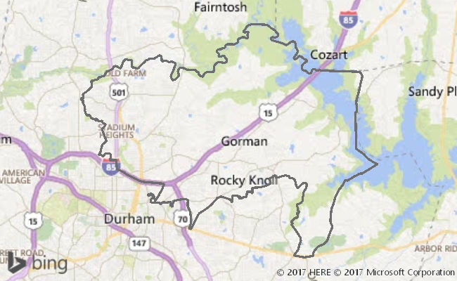 27704 Zip Code Map